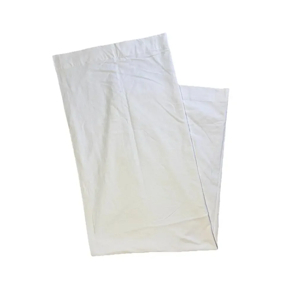 1 Single Crate & Barrel Wallace Curtain Panel in Solid White 52 x 84 Rod Pocket